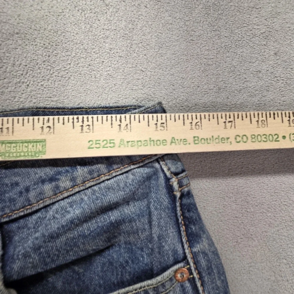 Levis‎ 512 Jeans Mens Selvedge Med Wash Blue Slim Tapered Whiskers Fits 30x28